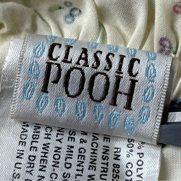 Vintage Disney Classic Honey Pot Winnie The Pooh Quilt Comforter Crib Toddler - Picture 10 of 14